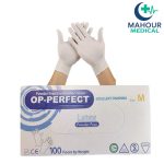 دستکش لاتکس اپی پرفکت بدون پودر 100 عددی