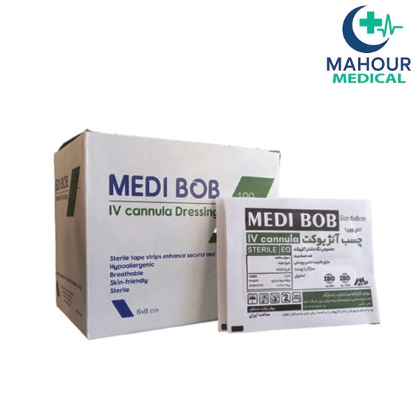 چسب آنژیوکت مدی باب MEDIBOB بسته 100 عددی