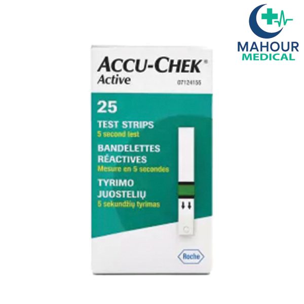 نوار تست قندخون اکیوچک اکتیو ACCU-CHEK